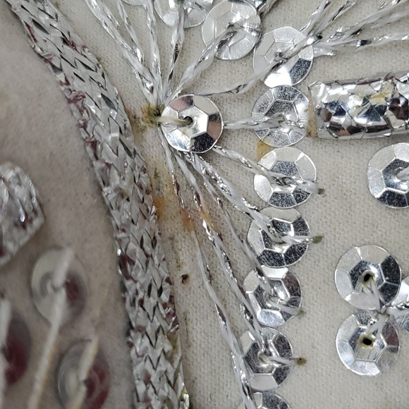 Luna genuine Sombrero child's red velvet silver sequins - Picture 8 of 12